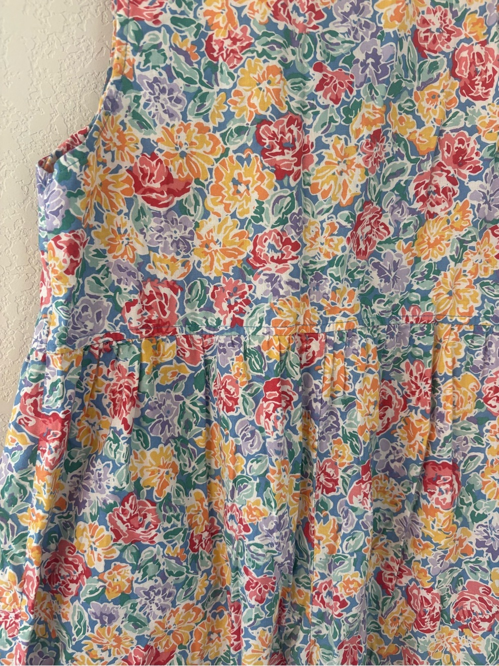 Vintage Laura Ashley Mother and Child Girls Sleeveless Jumper Romper 90's - Picture 6 of 9